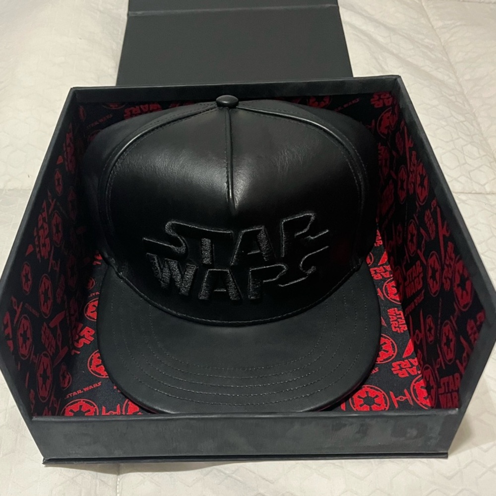 Limited Edition Star Wars Black Leather Cap